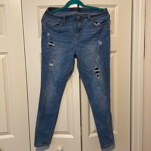 Aeropostale Womens high wasted ankle size 12 jegging jeans